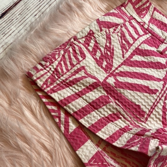 Lilly Pulitzer The Walsh Shorts in Pink Yacht Sea Geometric sz 2 - Picture 7 of 11